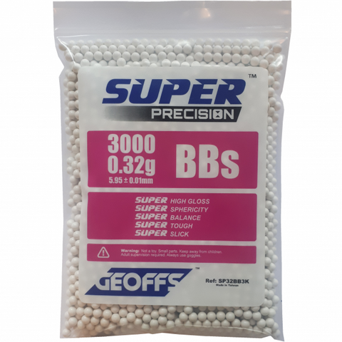 GEOFFS - 0.32G SUPER PRECISION BBS - 3000 ROUND